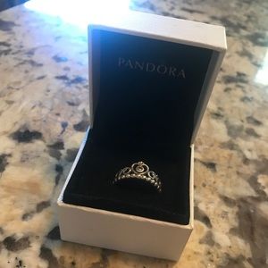 Pandora Princess Ring sterling silver size 7/54